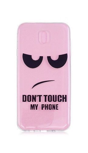 Pouzdro TopQ Samsung J7 2017 silikon Don't Touch 21640
