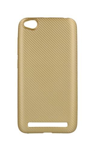 Pouzdro TopQ Carbon Xiaomi Redmi 5A silikon zlatý 29846