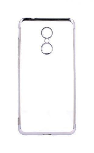 Pouzdro TopQ Xiaomi Redmi 5 silikon Frame stříbrný 29984