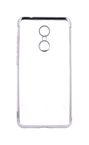 Pouzdro TopQ Xiaomi Redmi 5 silikon Frame stříbrný 29984