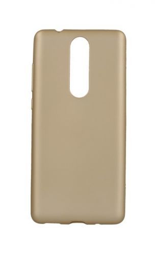 Pouzdro Jelly Flash Nokia 5.1 silikon zlaté matné 32296