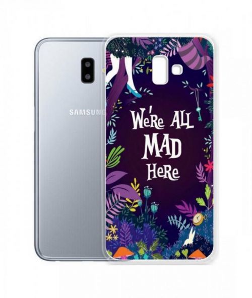 Pouzdro TopQ Samsung J6+ silikon Mad 34033