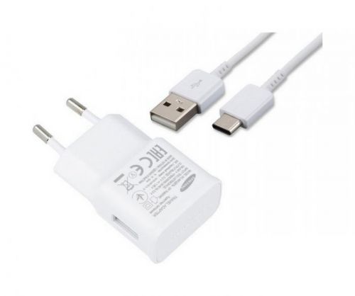 Originální nabíječka Samsung EP-TA50EWE + EP-DN930CWE USB-C (Type C) bílá 1,55 A 25410