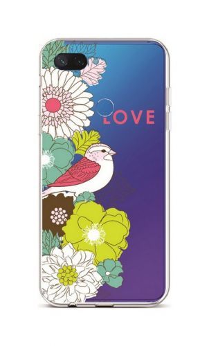 Kryt TopQ Xiaomi Mi 8 Lite silikon Birdie Love 36508