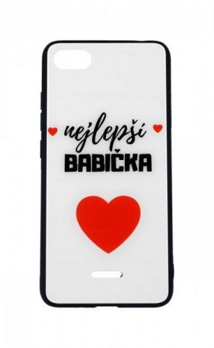 Pouzdro TopQ GLASS Xiaomi Redmi 6A pevné nejlepší babička 35455