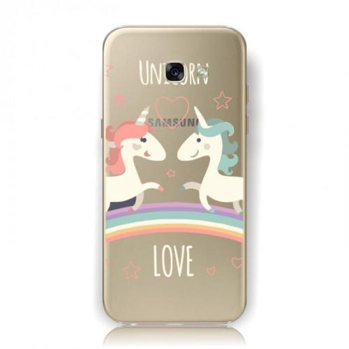 Pouzdro TopQ Samsung A5 2017 pevné Unicorn love 17461