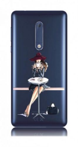 Pouzdro TopQ Nokia 5 silikonové Lady 6 21179