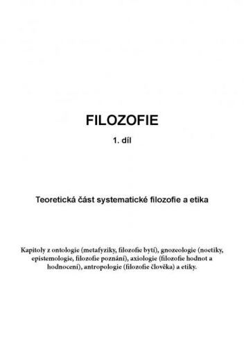 FILOSOFIE - 1. díl - Jan Volf - e-kniha