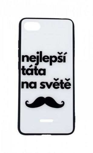 Pouzdro TopQ GLASS Xiaomi Redmi 6A pevné nejlepší táta na světě 35456