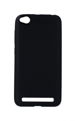 Pouzdro TopQ Carbon Xiaomi Redmi 5A silikon černý 29849