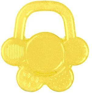 BABYONO Kousátko chladící gelová květ žlutá