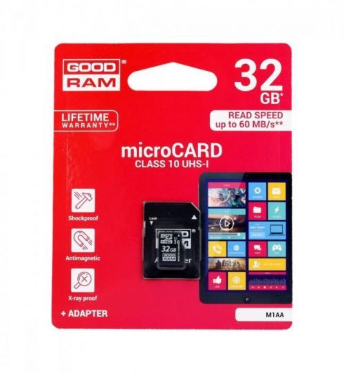 Paměťová karta GOODRAM 32GB  Class 10