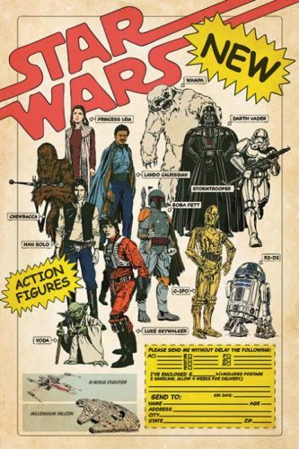 PYRAMID INTERNATIONAL Plakát, Obraz - Star Wars - Action Figures, (61 x 91,5 cm)