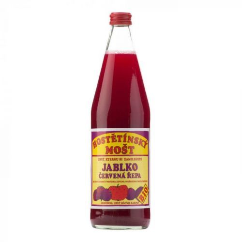 Mošt jablečný s červenou řepou 750 ml BIO MOŠTÁRNA HOSTĚTÍN
