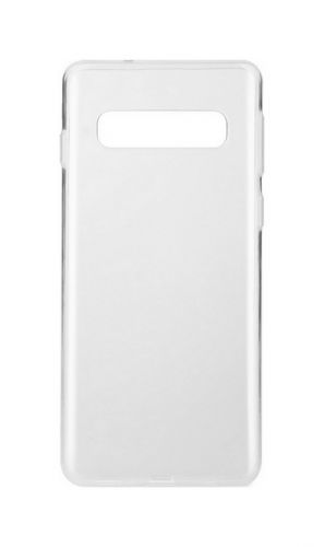 Kryt TopQ Samsung S10 silikon ultratenký průhledný 0,5 mm 37442