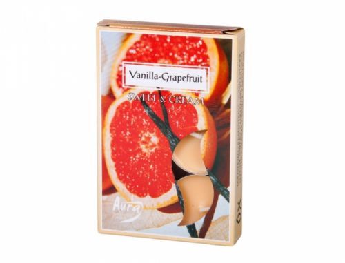 Svíčka čajová vonná 6ks vanilka-grapefruit