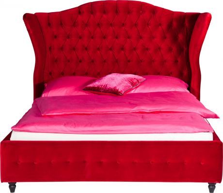 KARE DESIGN Postel City Spirit Boudoir Red 180x200cm Doprava zdarma