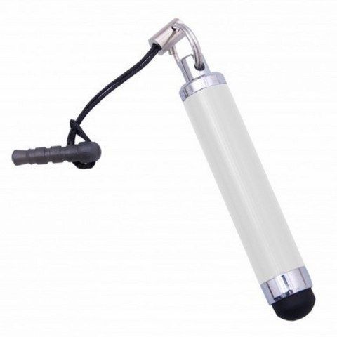 Kapacitní stylus RING Silver se šňůrkou a zásuvkou