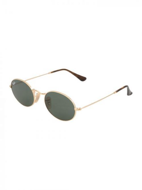 Ray-Ban Sluneční brýle 'OVAL'  zlatá / zelená