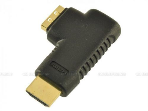 Adapter PremiumCord HDMI 19pin vidlice - 19pin zásuvka do úhlu 90° levá