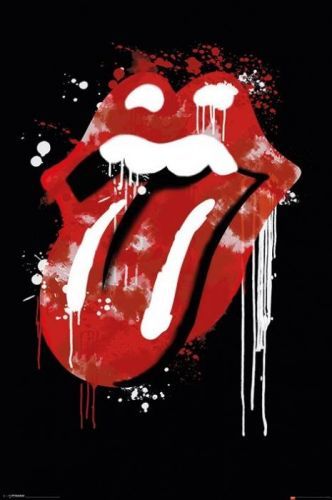 PYRAMID Plakát, Obraz - Rolling Stones - graffiti lips, (61 x 91.5 cm)