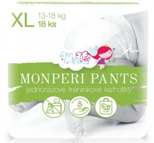 MonPeri dětské tréninkové plenkové kalhotky Monperi Pants XL 13 - 18 kg