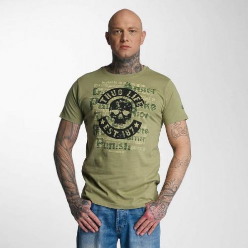 Thug Life / T-Shirt Violance in olive S
