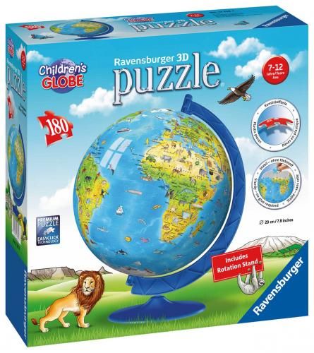 Ravensburger puzzle Dětský Globus (anglický) 180 dílků