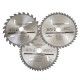 Karbidové řezné kotouče pro okružní pilu - 20, 24, 48 zubů, 3 kusy, 235 x 30 - 25, 16 mm redukce
