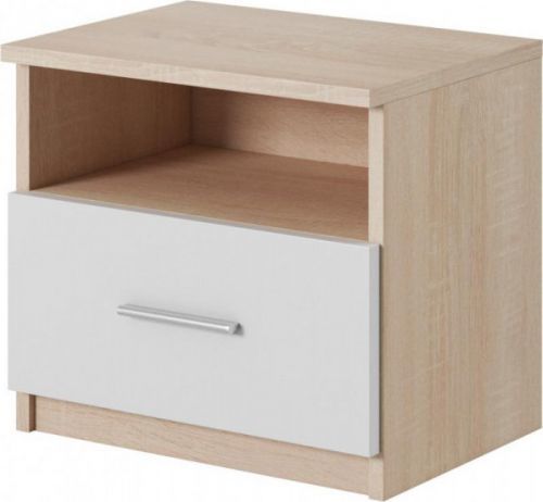 Falco Noční stolek Korina sonoma/bílá