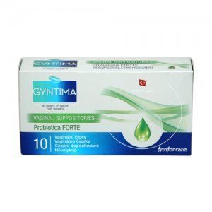 Fytofontana Gyntima vaginální čípky probiotica Forte 10 ks
