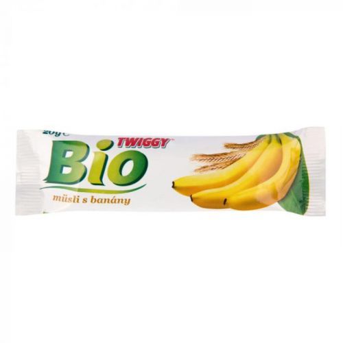 Tyčinka Twiggy müsli s banány 20 g BIO EKOFRUKT