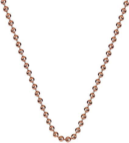 Hot Diamonds Stříbrný řetízek Emozioni Rose Gold Bead Chain 18 CH007