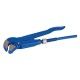 --- Bent-Nose Swedish Pipe Wrench S-Type, Length 320mm – Jaw 25mm (1”)