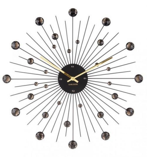 Designové nástěnné hodiny 4859BK Karlsson 50cm 166896