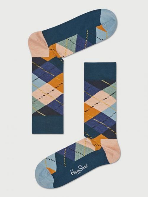 Ponožky Happy Socks Argyle Sock Modrá