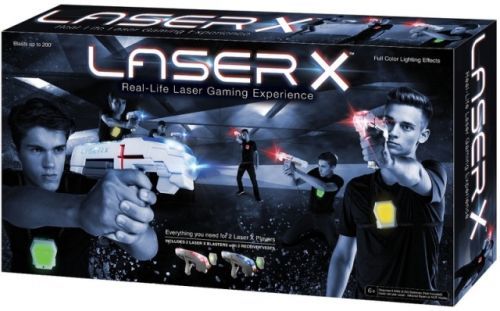 Laser-X pistole na infračervené paprsky – dvojitá sada