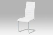Jídelní židle bílá / šedý lak, DCL-102 WT Autronic