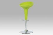 Barová židle zelená / chrom, AUB-9002 LIM Autronic