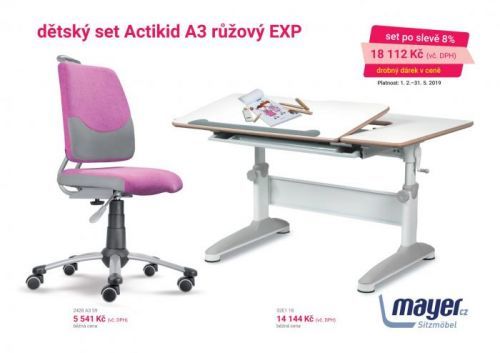 Mayer Dětský set růžový Actikid - Expert