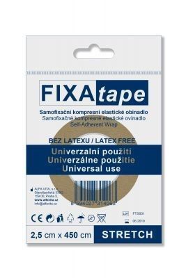 FIXAtape STRETCH 2.5cmx450cm samofixační obinadlo