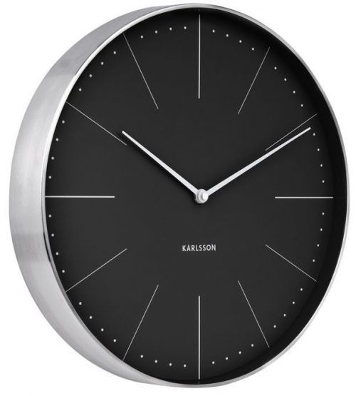 Designové nástěnné hodiny 5681BK Karlsson 38cm 166350