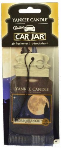 Yankee Candle Car Jar Midsummer's Night papírová visačka do auta 1 ks