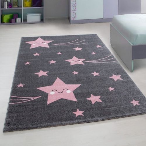Vopi Dětský koberec Kids 610 pink 80 x 150  cm