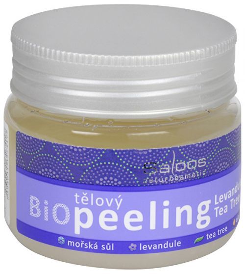 Saloos Bio Tělový peeling - Levandule - Tea tree 140 ml