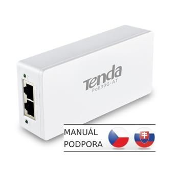 Tenda PoE30G-AT Gigabit Power Injector, 30W, 48V, 802.3at/802.3af