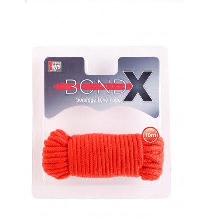 DreamToys Lano na bondáž BONDX LOVE ROPE 10m red