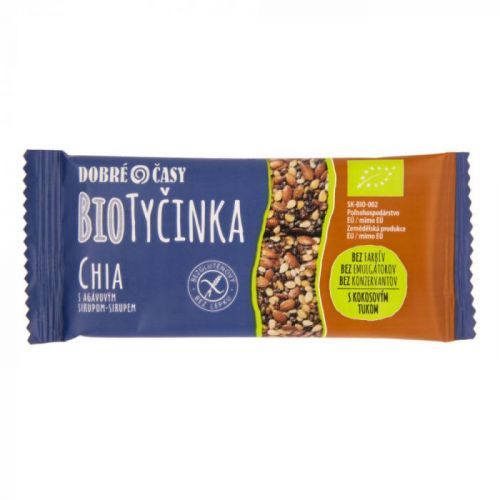 VÝPRODEJ!!!Tyčinka sezamovo-lněná s chia semínky 40 g BIO   DOBRÉ ČASY