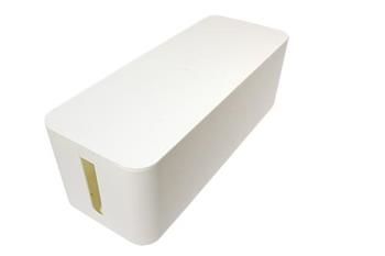 Organizér kabelů box, bílý, velký (407x157x133,5mm)