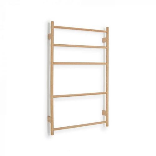 Nástěnný držák na osušky z dubového dřeva Wireworks Towel Rail Wallbar